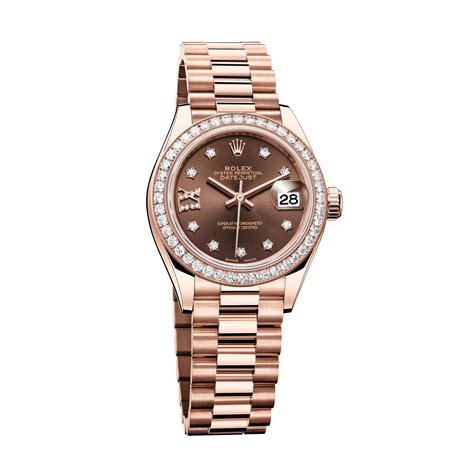 4.rolex oyster perpetual lady-datejust 28 with diamond|Rolex full diamond watch price.